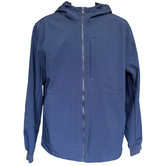Levi's Salida Soft Shell Hoodie Jacket Sz M‎ Blue Casual Normcore Breathable