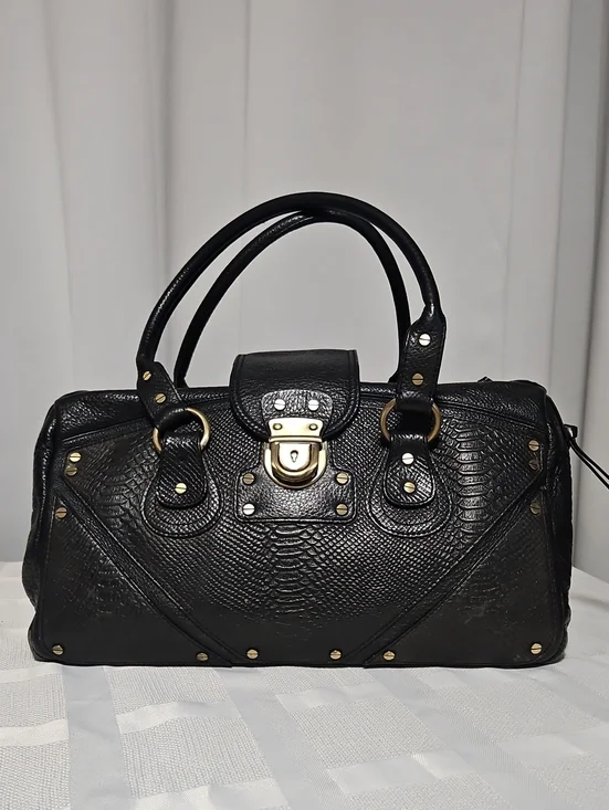 Vintage BCBGmaxazria Satchel/Shoulder Bag - Pebbled Leather