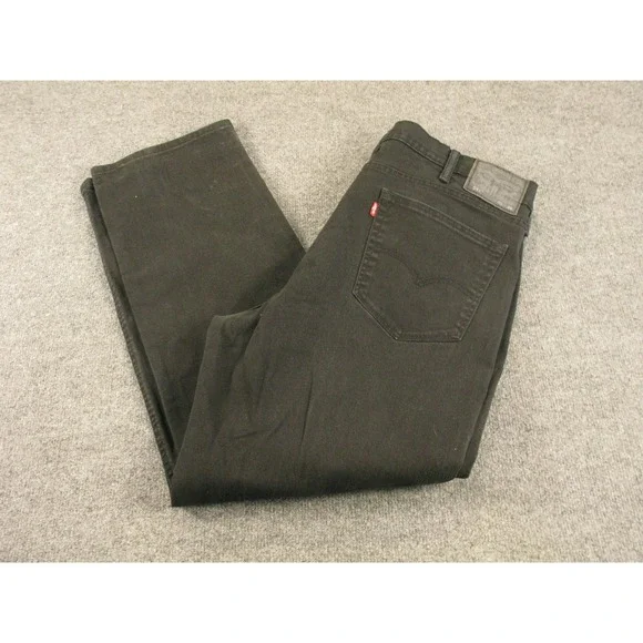 Levis 541‎ Athletic Taper Jeans Mens 40x32 Black Denim Pants 18181-0058 #2161