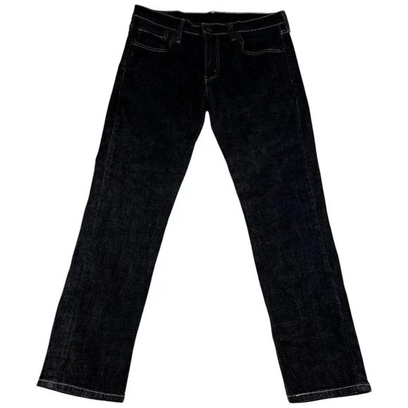 Levi's 511 Slim Fit Jeans Mens 33x30 Blue Denim Dark Wash Mid Rise Straight‎ Leg