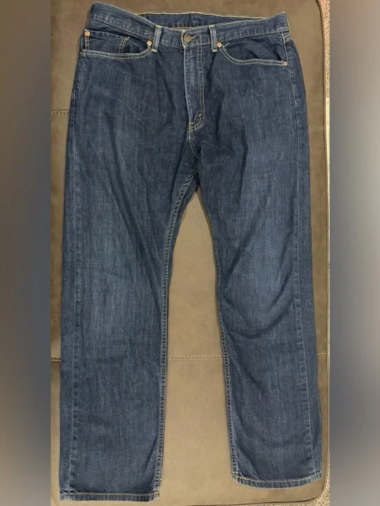 Levi’s 505 Men's Dark Blue Straight-Leg Jeans
