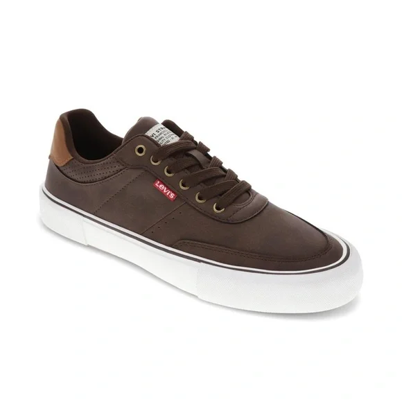 Levi's Men's Munro Faux-Leather Retro Low Top Sneakers- Size 9.5