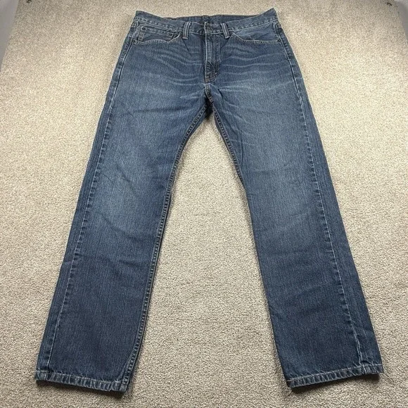 Levi's 505 Men's 34x30 Blue Jeans‎ Straight Leg