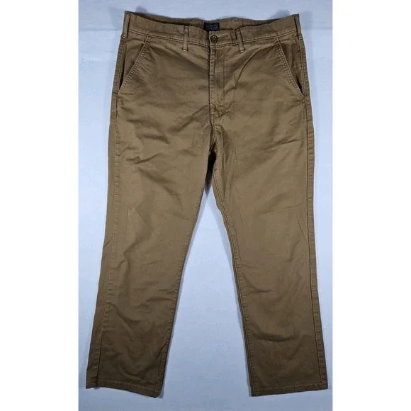 Levis Straight Stretch Chino Pants Mens 36x30‎ Khaki