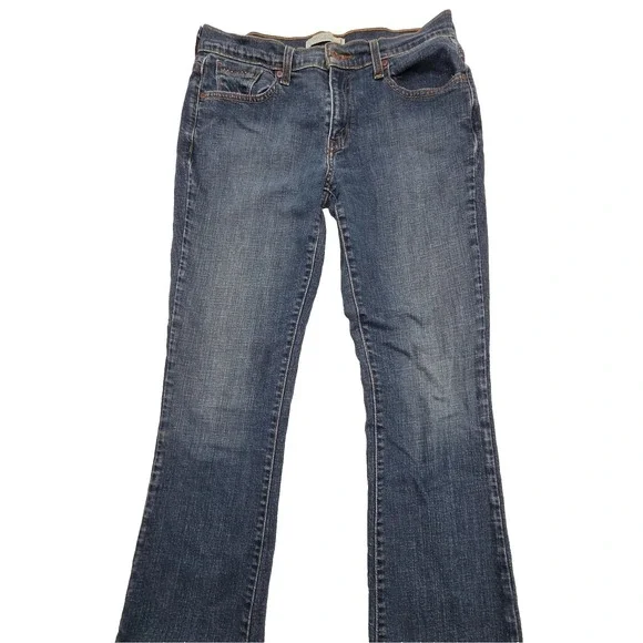 Levi's 515‎ Medium Wash Women's Stretch Denim Bootcut Jeans Western 32