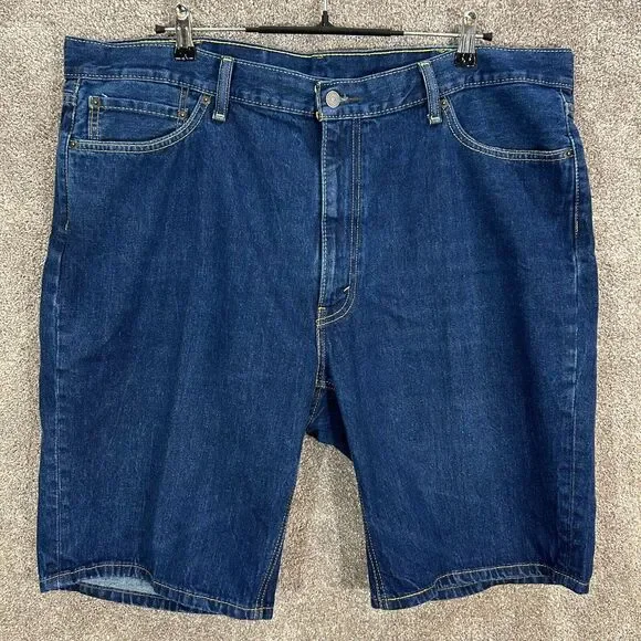 Levis Shorts Mens 42 Blue‎ Denim Jean Measures 42x11 Jorts Workwear