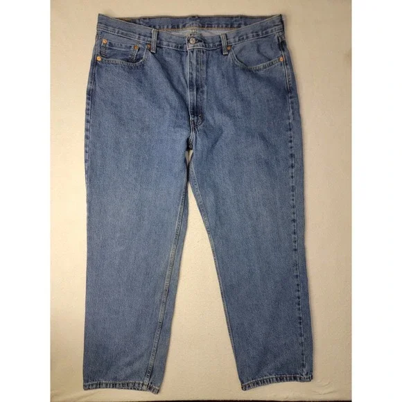 Levi's 550 jeans - Relaxed fit - Men's‎ 42x32 Medium Blue Wash 100% Cotton