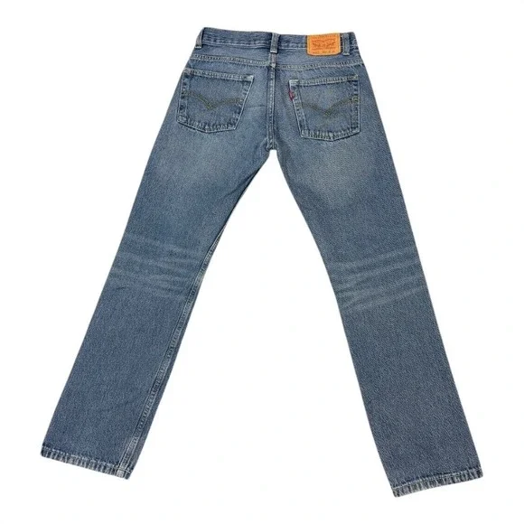 Levi's 511 Slim Fit Mens Jeans Medium Wash Distressed Pockets W28 L28‎