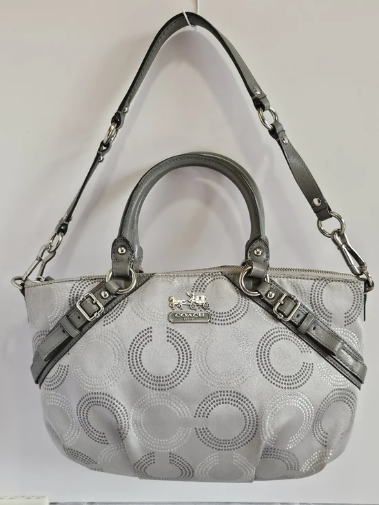 Coach Madison Dotted Op Art Sophia Satchel