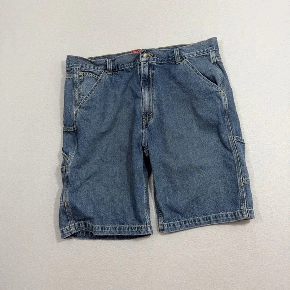 Vintage Levis Jean Shorts Men's 42 Blue 12