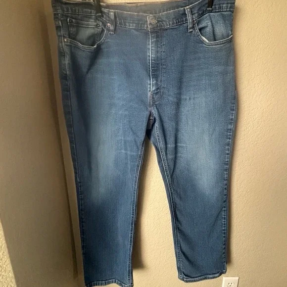 Levi's 541 Athletic Fit Mens W42 L30 Jeans Light Wash Denim Jeans‎