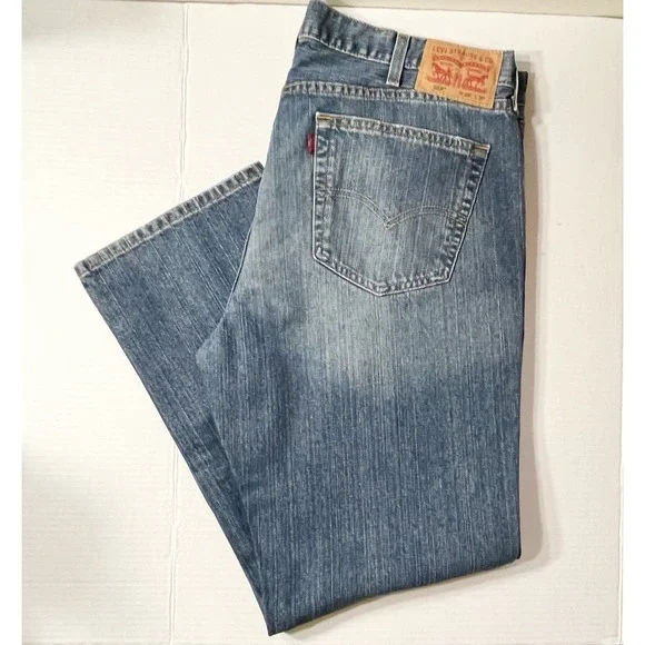 Levi's 559 Jeans Men's 38x30 Blue Relaxed Straight Fit Western Americana‎ Baggy