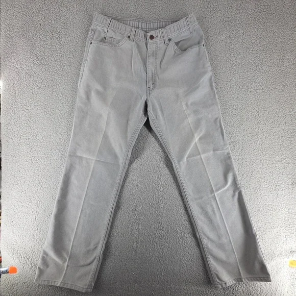 Vintage Levis Jeans Mens 32x30 Gray Regular Fit Straight Leg Denim Comfort Waist