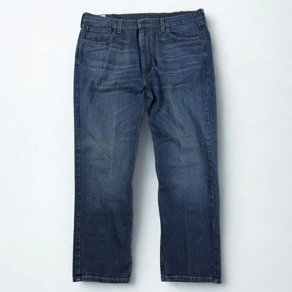 Levis 505 Regular Fit‎ Jeans Mens 40x30 Blue Denim Straight Leg Pants Classic