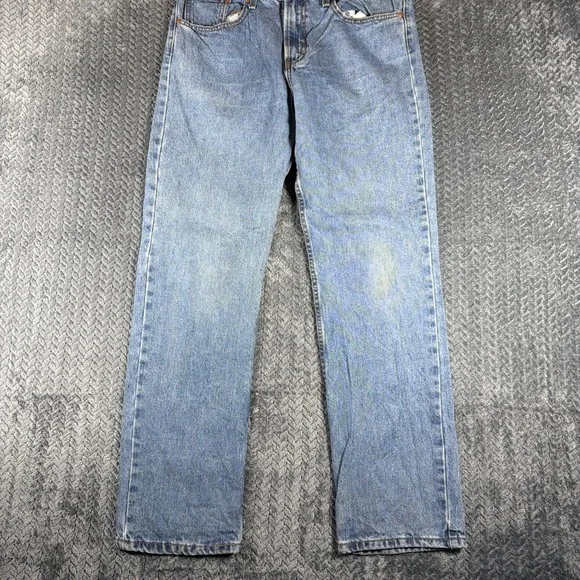 Levi's 516 Jeans Mens 34x32 Blue Fade Slim Straight Medium Wash‎
