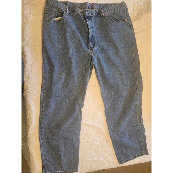 Levis 550 Red Tab 44x32 relaxed Medium Wash Straight Leg mens‎