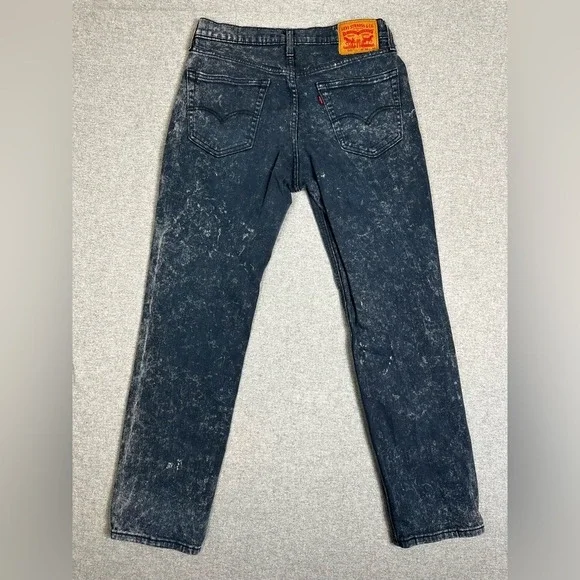 Levi's 541‎ Jeans Mens 32x32 Blue Acid Snow Wash Athletic Taper Stretch Denim