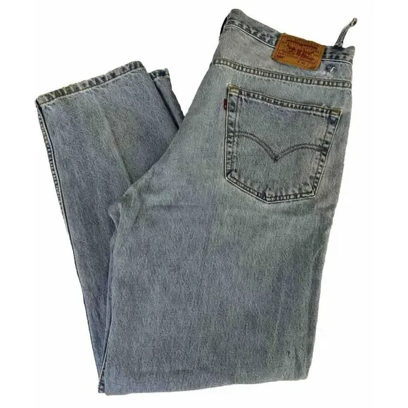 Vintage 90s Levi's 550‎ Relaxed Fit Straight Leg Jeans Men's Size 40x32 (39x32)