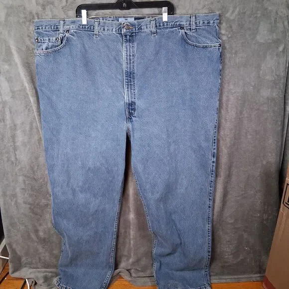 Vtg‎ Made In USA Levis 540 Straight Leg Mens Sz 54 Inseam 30 Medium Stone Wash