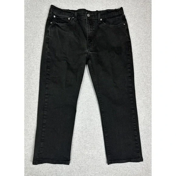 Levis 514 Jeans Mens 36X24‎ Short Black Straight Leg Denim Levi's Premium Pants