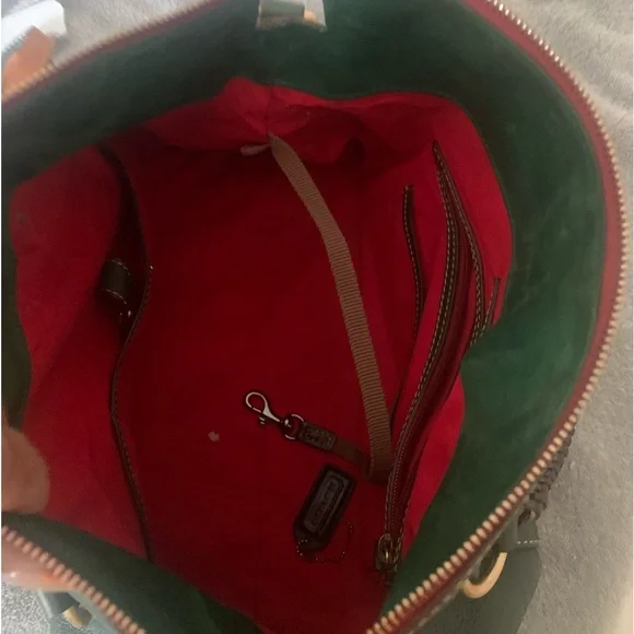 Dooney & Bourke large hunter green purse