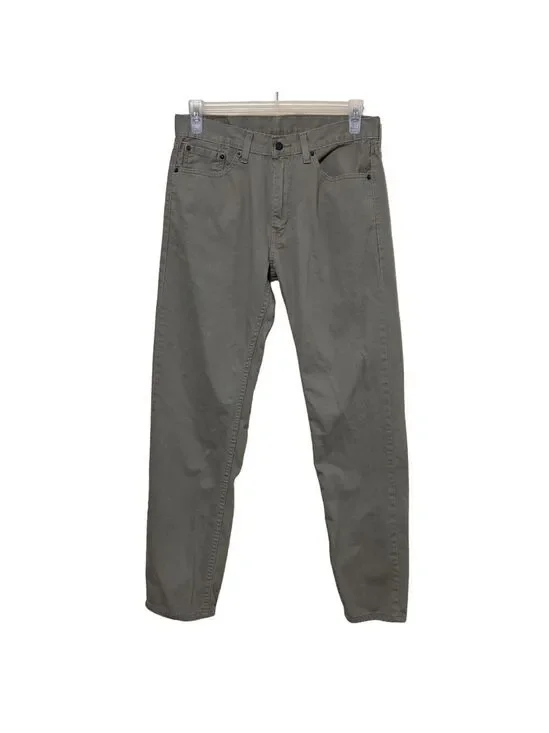 Levi’s 505 Straight Leg Jeans Men’s 32X32 Beige Casual Pants Waterless