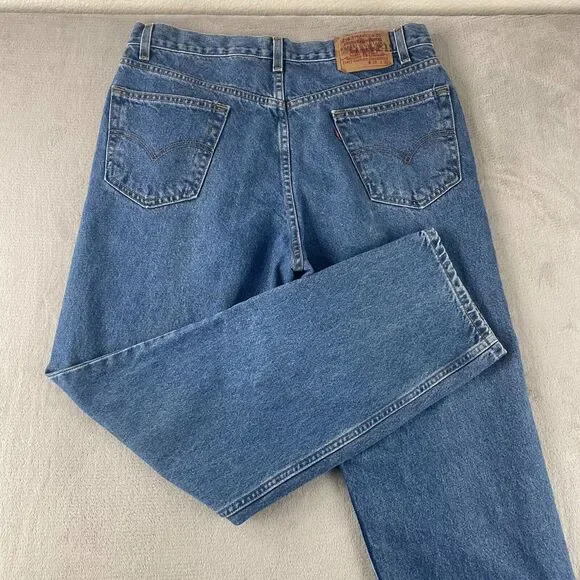 Vintage Levi's Relaxed Jeans Men 36 (Fits 34x32) Blue‎ Wash Straight Leg Grunge