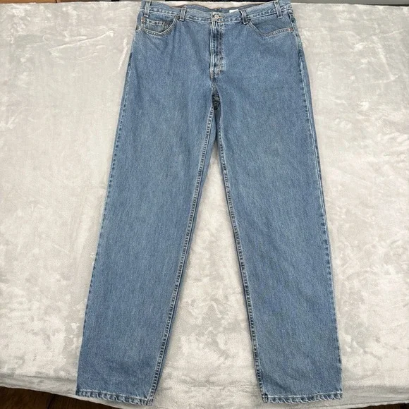 Levi's 550‎ Relaxed Fit Jeans Men 42x36 (Fits 41x36) Blue Denim USA Made Vintage