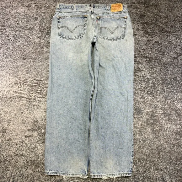 Levi's 560 Jeans Comfort Fit Mens 36x30 Blue Denim Straight Leg VTG Y2K