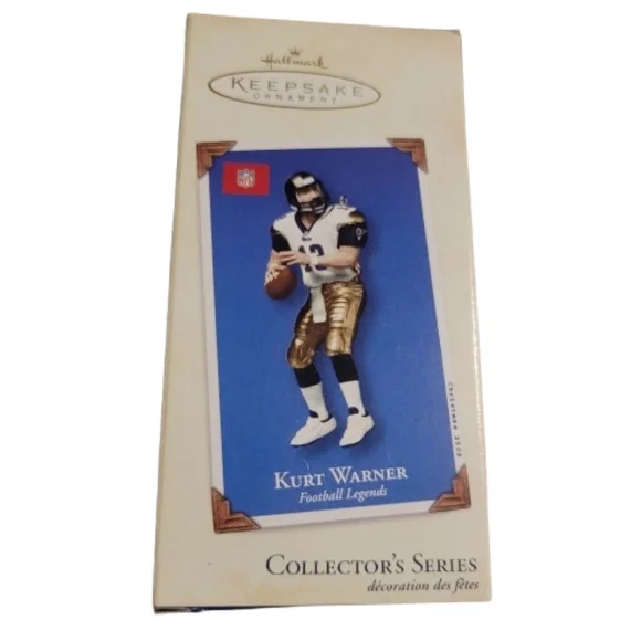 Hallmark Keepsake Kurt Warner Football Legends Collector 2002 Christmas Ornament