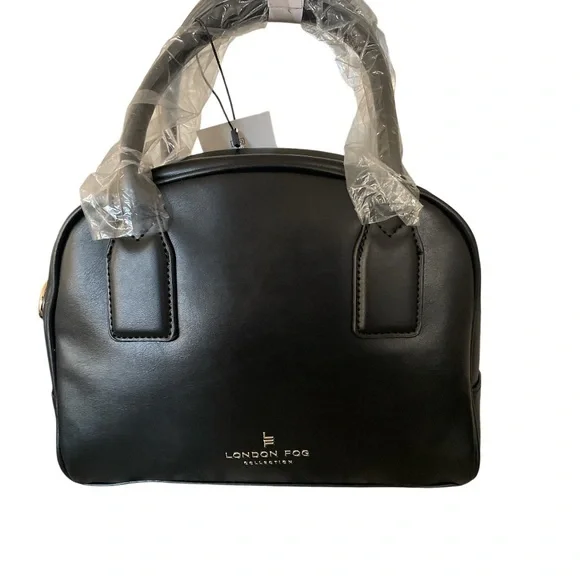 London Fog Black Satchel Bag