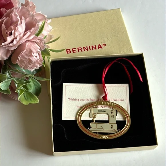 Bernina Holiday Ornament 2002 Sewing Machine Ornament Bernina Sewing Machine