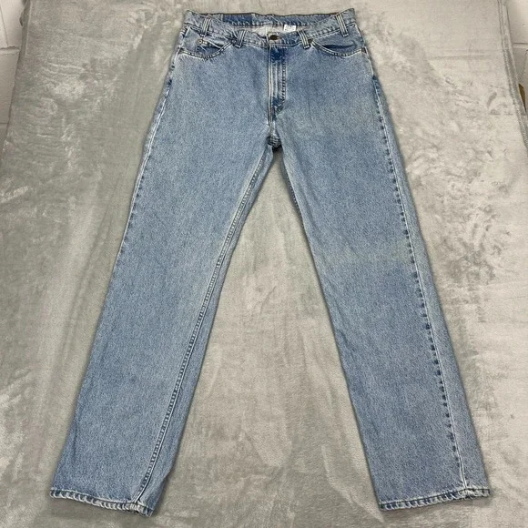 Vtg Levi's Jeans Mens 36x34 (34x34) Blue Denim 505 Orange Tab Straight Leg USA