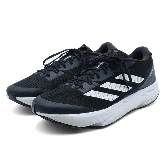 ADIDAS Men's‎ US 12 Black White Adizero SL Lightstrike Running Athletic Sneakers