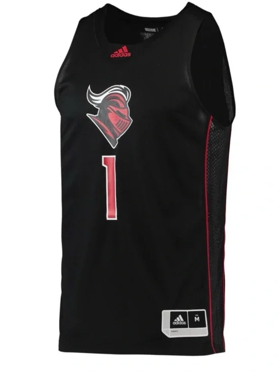 New ADIDAS Men's XL #1 Black Rutgers Scarlet Knights Swingman Basketball Jersey