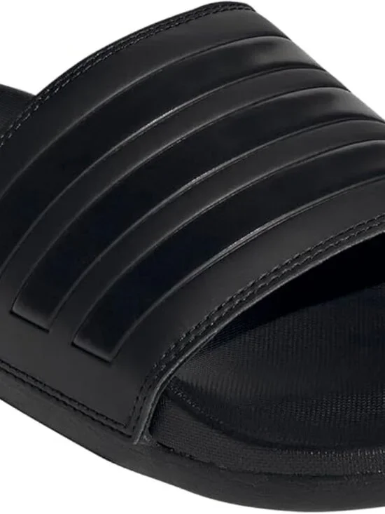 adidas unisex-adult Adilette Comfort black/black Men's 14 Women's 15