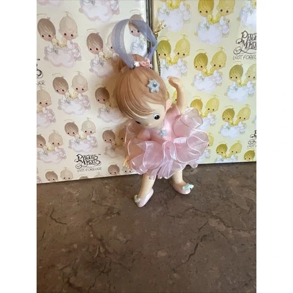 Precious Moments Pink Ballerina Ornament by Enesco