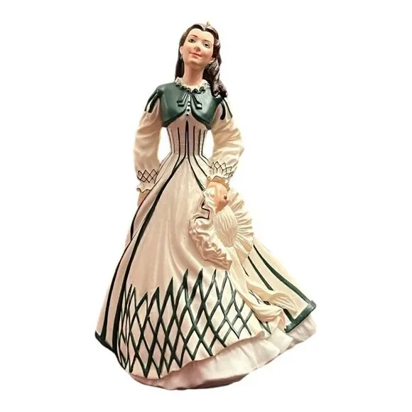 Hallmark Keepsake Ornament Scarlett O'Hara in Green Striped Dress #3 in Series