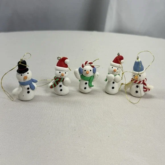 Mini Snowmen Christmas Tree‎ Ornaments for mini trees