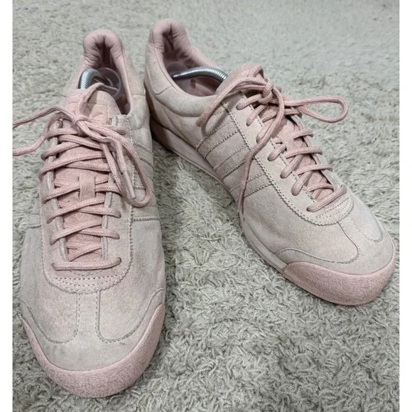 Adidas Samoa Pantone Pink PigSkin Edition‎ Mens 11.5M Sneakers Shoes B27734 Gym