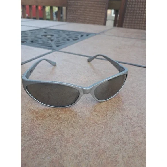 Bolle Sunglasses Slipstream Silver Vtg France C1