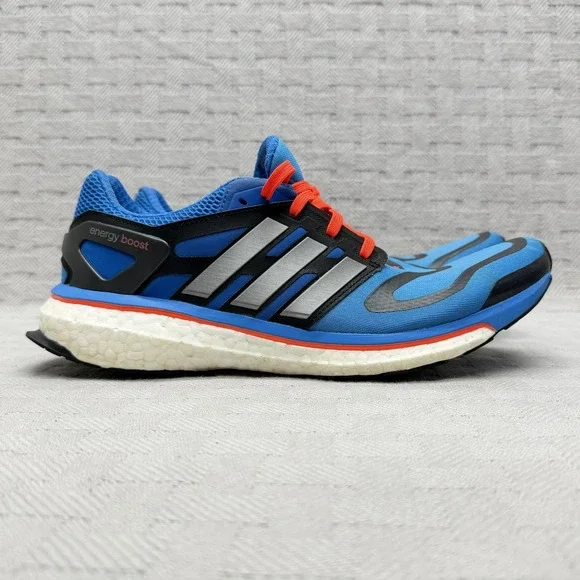 Adidas Energy Boost Techfit Shoes Mens Size 9 Blue‎ Running Cushioned G96599