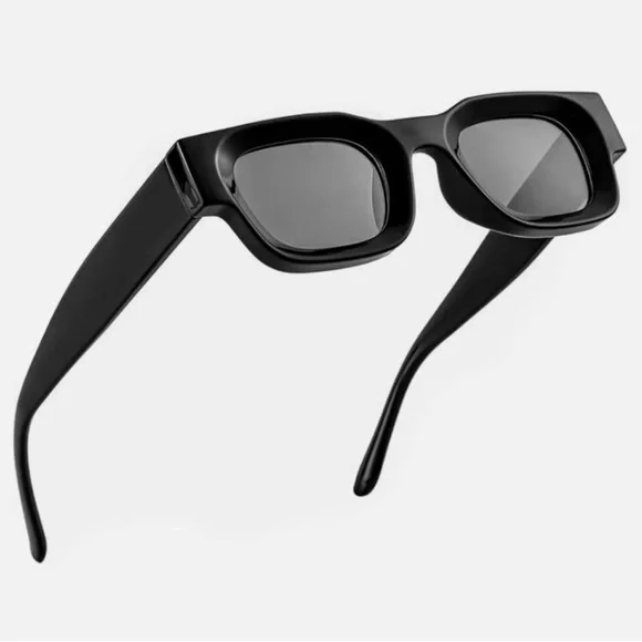 Fashion Men Women Sunglasses Black Lens Square Retro Style‎ New Style Hip Hop