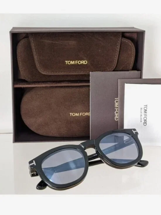 Authentic Tom Ford Eyeglasses 50mm Photochromic Clip On Unisex