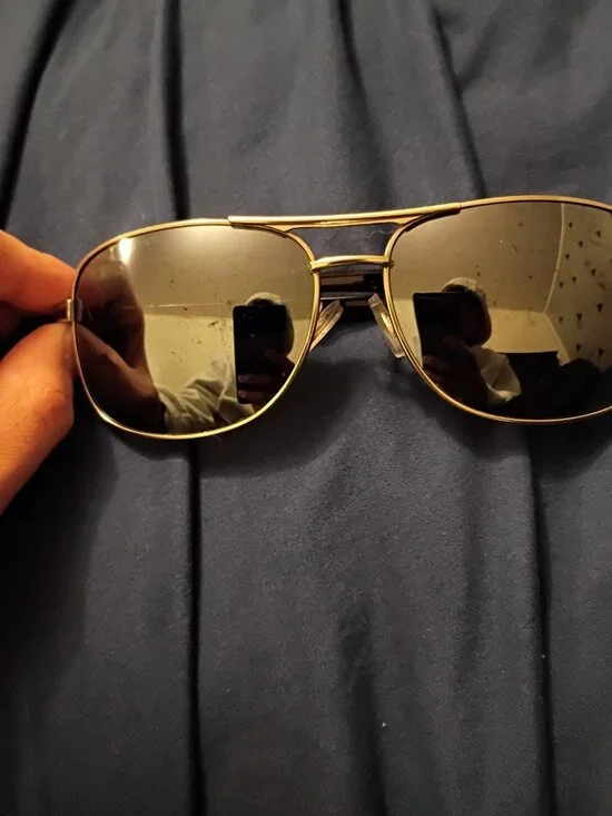 Golden Sunglasses Shades Mens