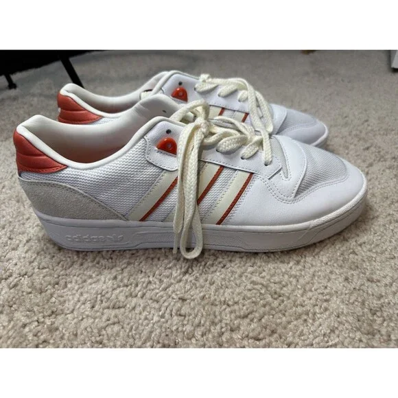 Adidas Rivalry Low Shoes FZ6325 Cloud White/Preloved Red Sneakers mens sz 12