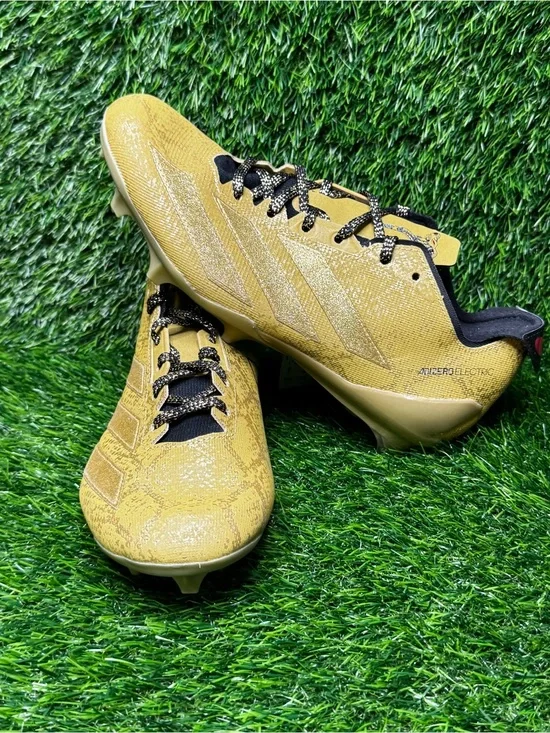 Size 8.5 - Mens Adidas Adizero Disney Jafar Electric Gold Football Cleats JP9953