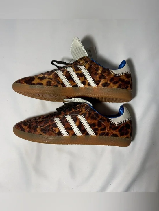Adidas Originals x Wales Bonner Samba Pony 'Leopard' - Style IE0578 - Size 10