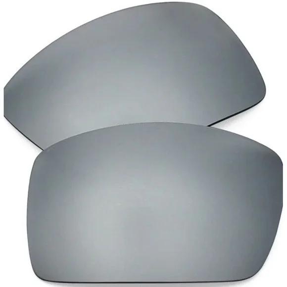 RAWD Polarized Replacement Lenses for-Oakley Oil Drum Sunglass-Silver Mirror