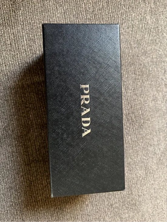 Prada Black Box with Gold Logo - Men Accessories Sunglasses